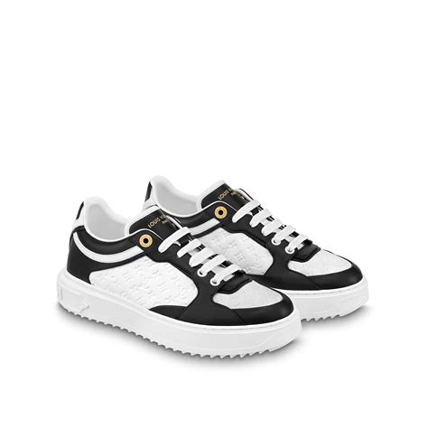 louis vuitton time out sneaker black|louis vuitton time out trainer.